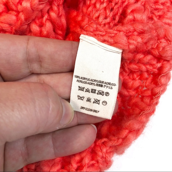 Free People Chunky Knit Beanie with Pom-Pom - Picture 4 of 5